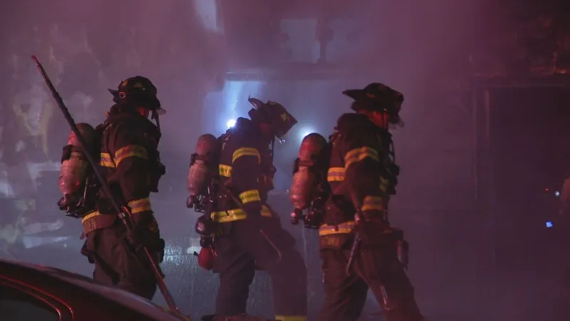 9 firefighters hurt when flames tear through home near Seattle's Matthew Beach