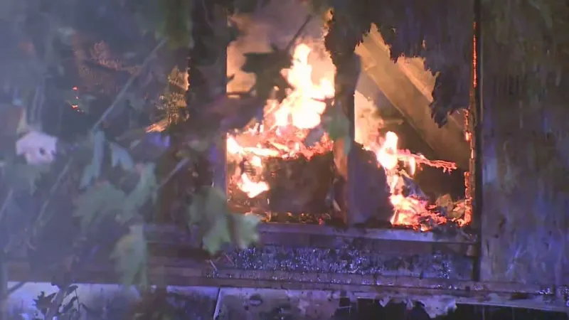 Clackamas Fire puts out two-alarm fire fueled by strong wind gusts
