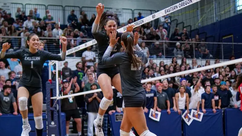 Mounties Roll Past No. 11 LCSC in Three-Set Sweep