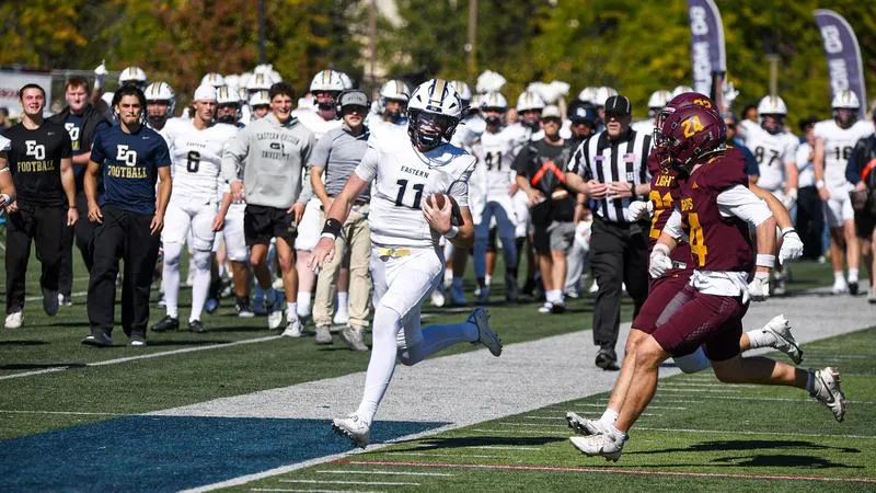 Gutridge Leads Explosive EOU Offense in 45-14 Victory