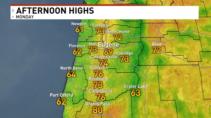 Temperatures Climbing to Round Out the Month