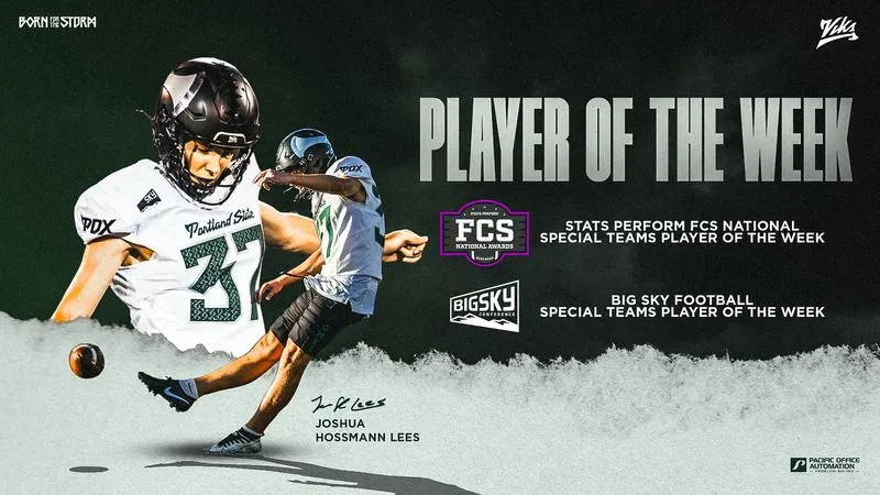 Joshua Hossmann Lees Named Conference, National Player of the Week after Game-Winner against Weber State