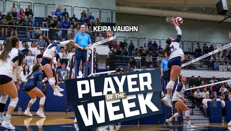 Vaughn Named CCC Attacker of the Week