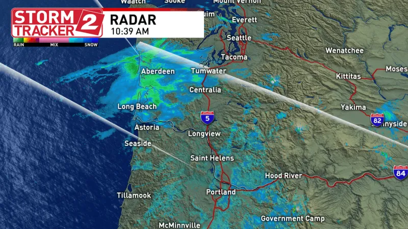 Light rain fades for Western Oregon, SW Wash. as warmer weather returns