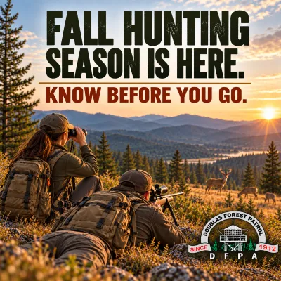 DFPA REMINDS HUNTERS TO KNOW THE RESTRICTIONS BEFORE THEY GO