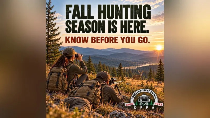 DFPA urges hunters to follow fire restrictions as fall season begins in Douglas District