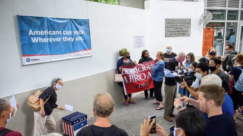Trump officials changed forms for overseas voters amid a GOP push to restrict voting