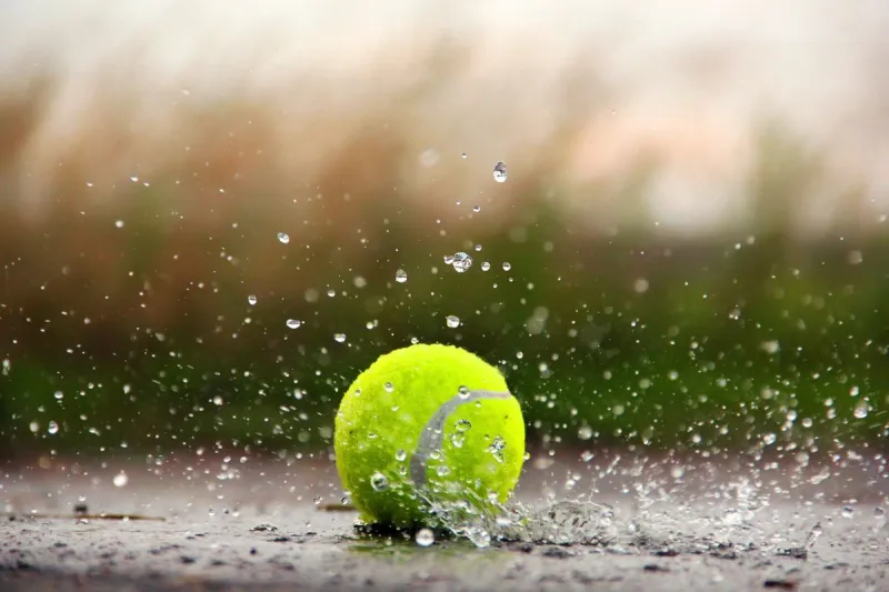 9 Risks Of Playing Tennis On A Rain-Soaked Court