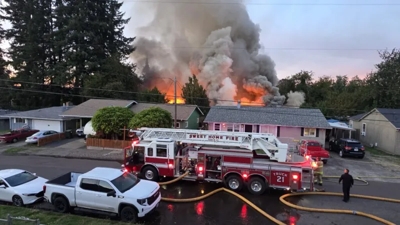 Fire in Sweet Home