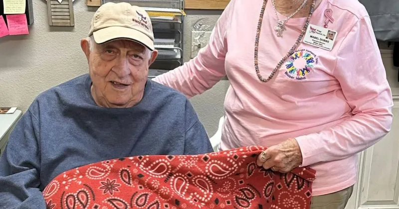 Weiser's Ralph Rowley gives more than 700 blankets to help comfort cancer patients