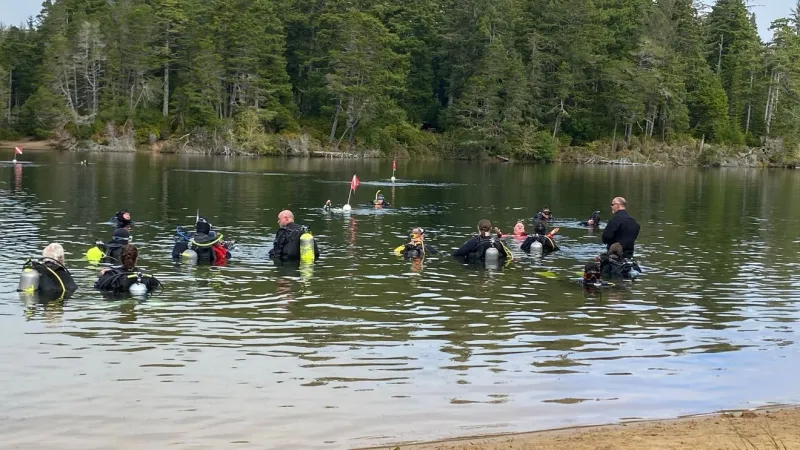 Scuba divers raise money for breast cancer research