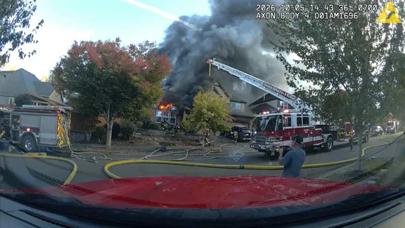 Firefighter, another person hurt in Newberg house fire, Tualatin Valley Fire & Rescue says