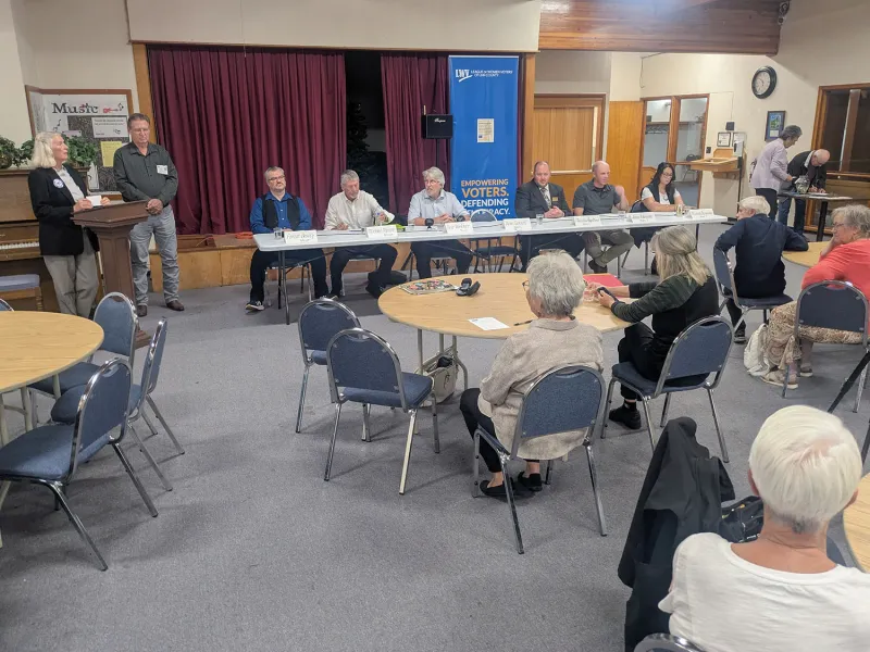Jail levy takes center stage in Lebanon candidate forum