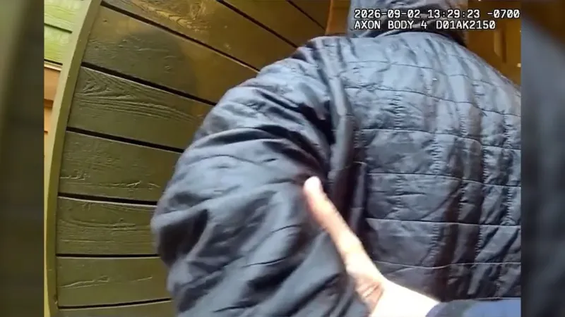VIDEO: Deadly Gresham hit-and-run suspect detained as glass co. arrives to fix windshield