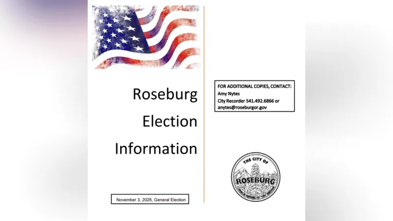 Roseburg releases 2026 election pamphlet ahead of Nov. 3 general election