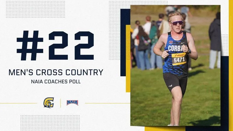 Corban Men's Cross Country Retains National Ranking in Latest NAIA Coaches' Top 25 Poll