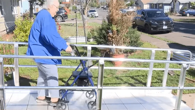 Ramp Up! Challenge: Volunteers build Springfield woman a ramp for safe access outdoors