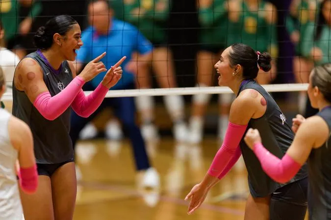 Portland Volleyball Sweeps Pacific