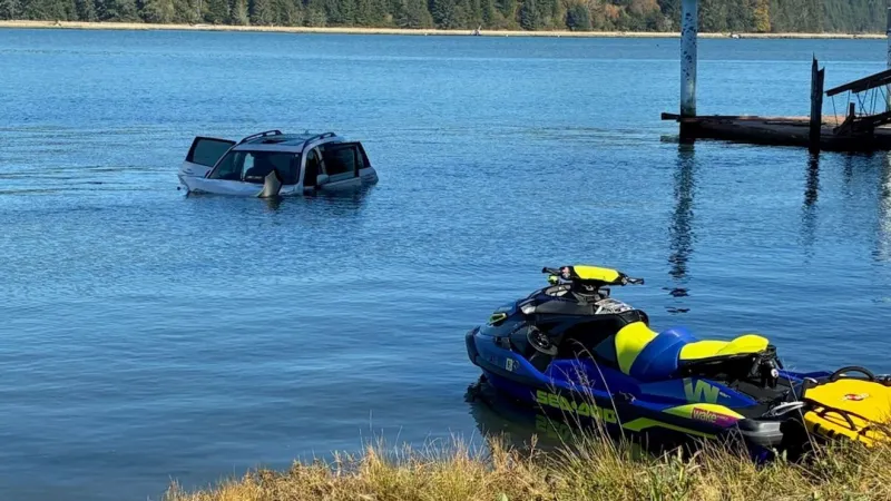 Lincoln County deputy jumps into Alsea Bay to save man trapped in submerged SUV