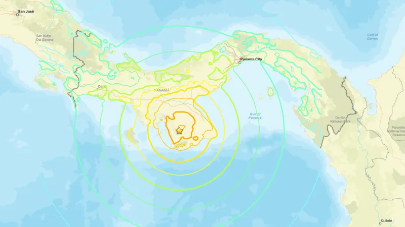 No tsunami threat for West Coast after 7.7 quake hits Panama, officials say