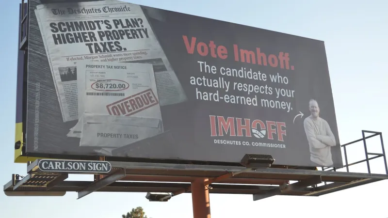 Attack ads stir partisan debate in Deschutes County Commission race