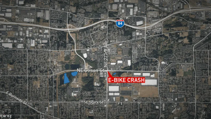 E-Bike rider in critical condition after crash with vehicle in Fairview, deputies say