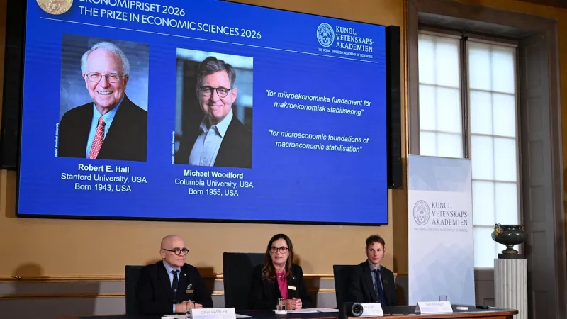 2 Americans win Nobel Prize in economics for work on boom-bust cycles