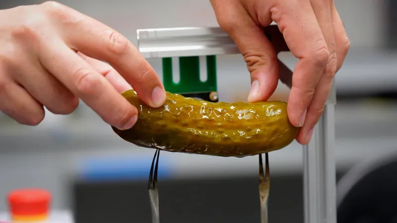 Why does an electrified pickle glow? We're not exactly sure