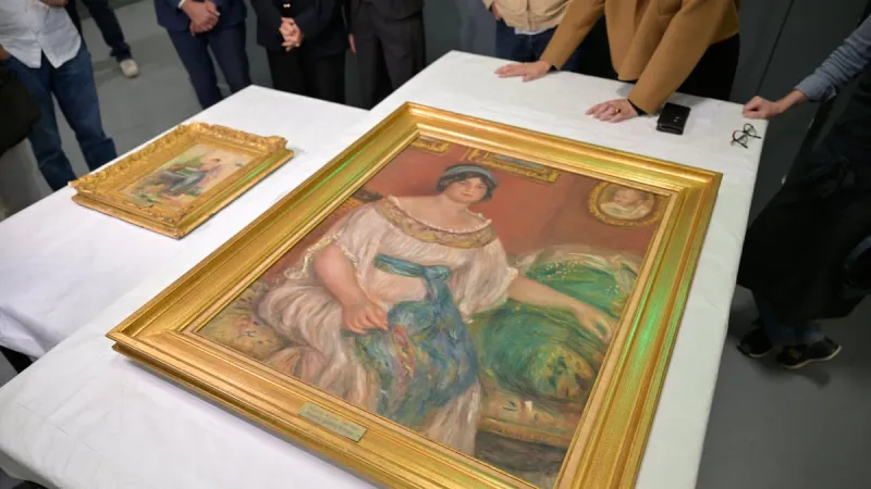 DNA and vehicle-tracking help French investigators recover stolen Renoirs