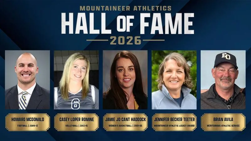 Mountaineer Athletics Announces 2026 Hall of Fame Inductees