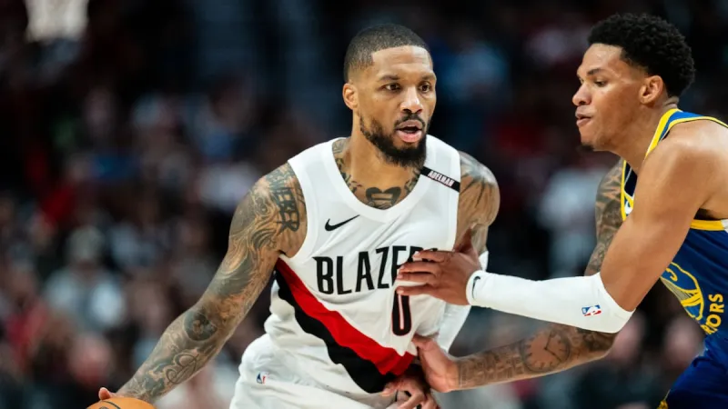 Damian Lillard is back on the court for the Trail Blazers with something to prove