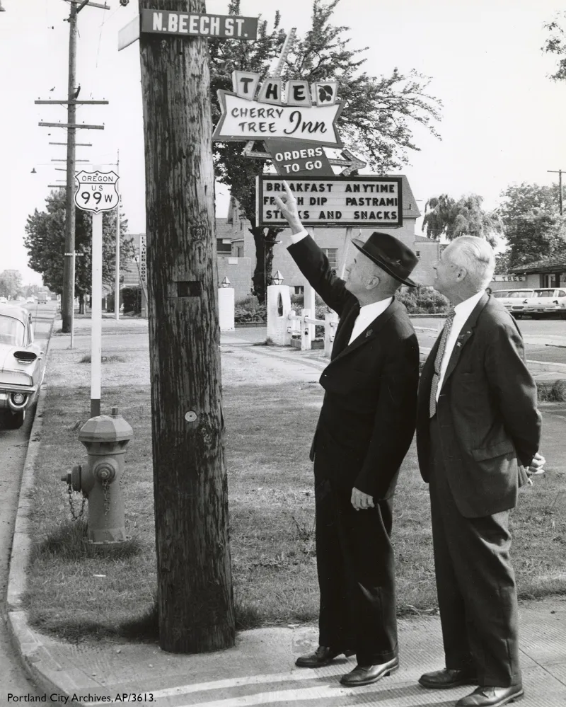 New street name sign program, 1962