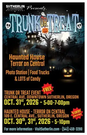 SUTHERLIN'S BIGGEST HALLOWEEN CELEBRATION IS COMING