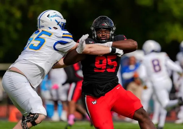 Wolves Upset No. 20 Falcons, 38-19