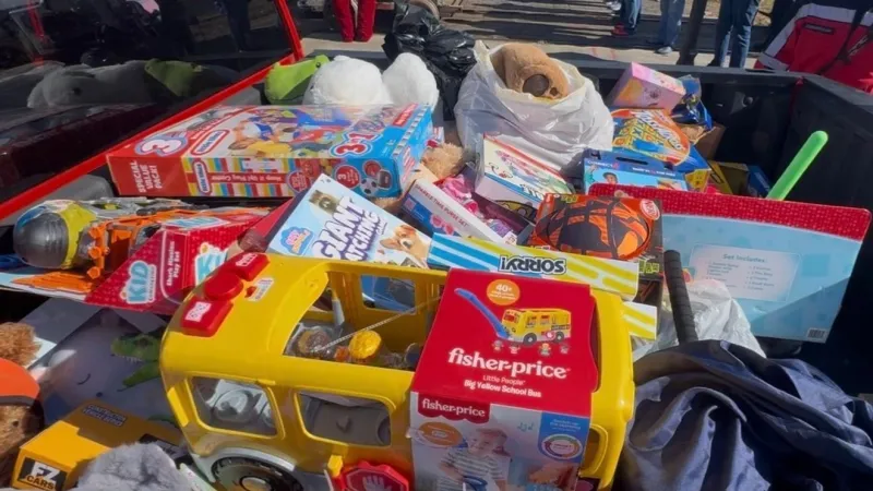Toy Express kicks off 25th annual Bus Jam drive