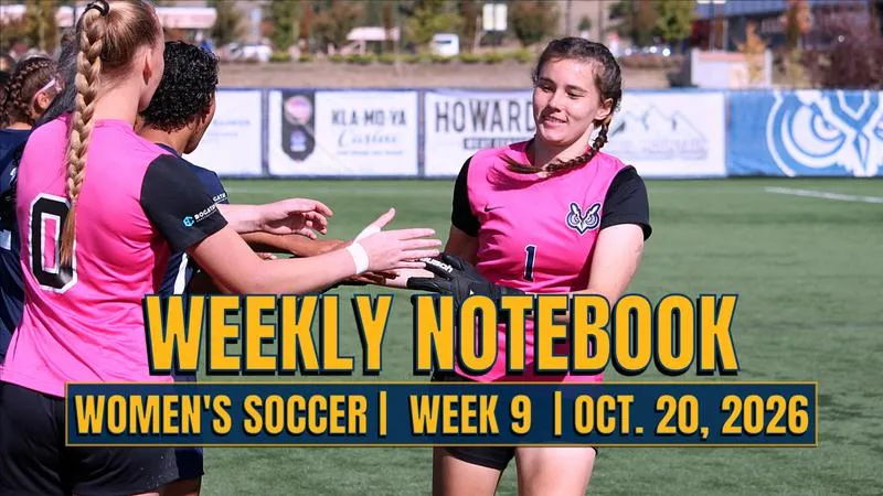 2026 Women's Soccer Notebook (Week 9)