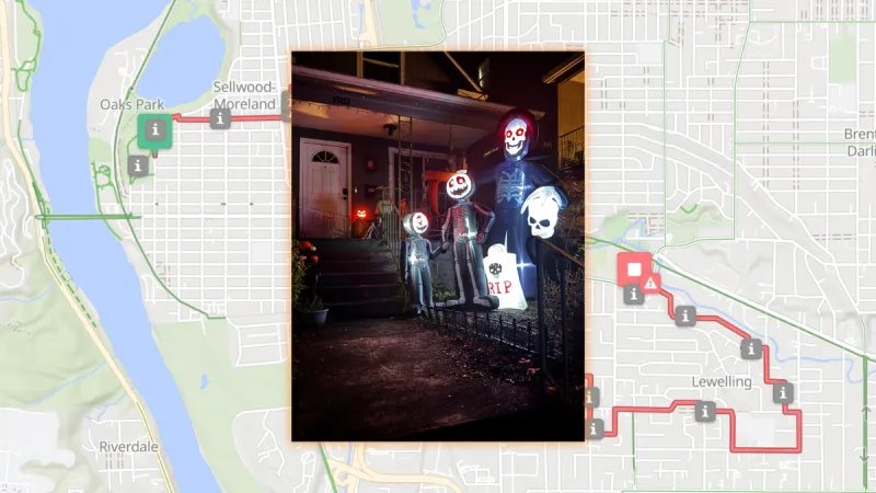 Take this route to Davis Graveyard and more haunted homes
