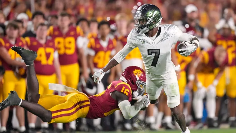 Oregon coach Dan Lanning says 'appropriate action' will be taken after wide receiver's arrest