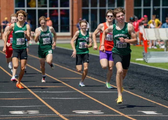 Hughesville has plenty of chances to medal in boys, girls track at states