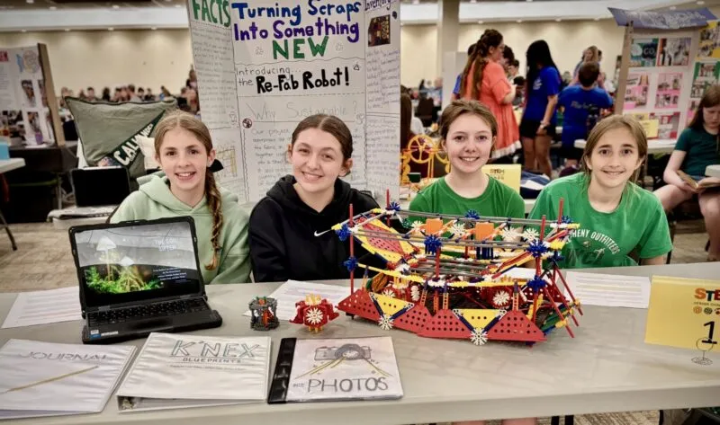 Up to the challenge: Middle school STEM team earns high score at state competition