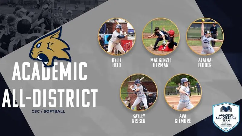 Five from Softball collect CSC Academic All-District Honors