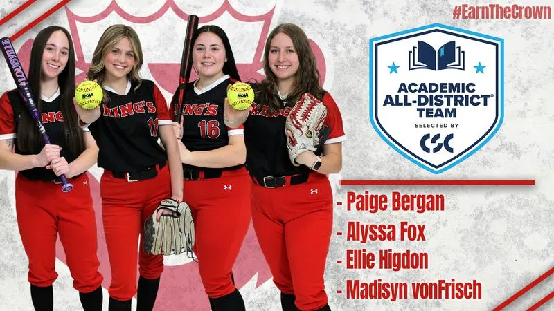 Softball Lands Four on CSC Academic All-District Team