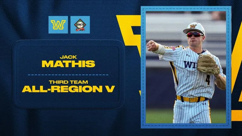 Mathis Named to ABCA/Rawlings Division III All-Region V Third Team