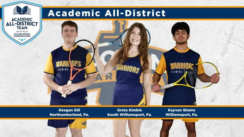 Lycoming lands three on CSC Academic All-District Teams