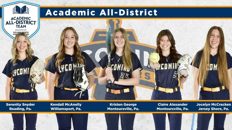 Lycoming lands five on CSC Academic All-District Team