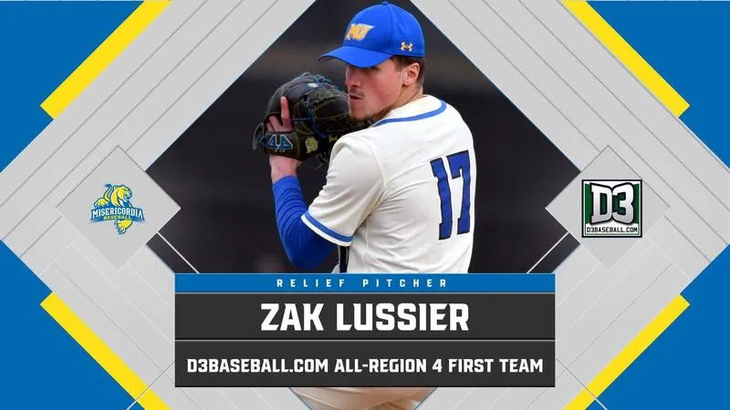 Lussier Named to D3baseball.com All-Region Team
