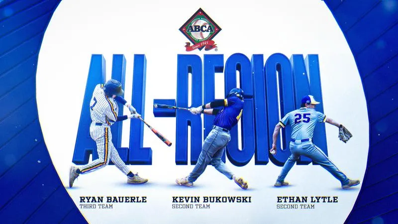 Three Widener Baseball Players Named to ABCA/Rawlings All-Region Team