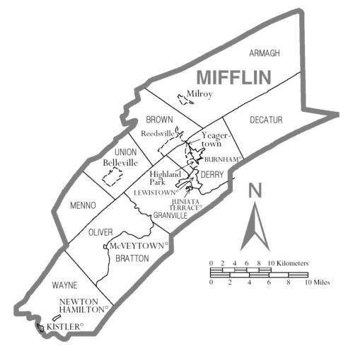 Mifflin County real estate transfers for April 2026