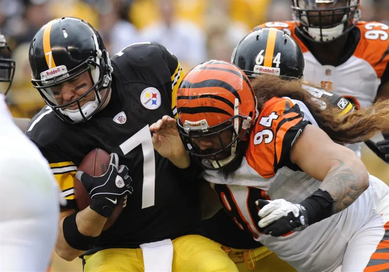 Domata Peko was one of the Steelers' fiercest rivals. Now he's coaching their defensive line.
