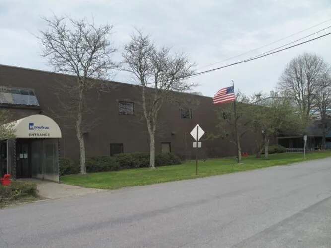Falconer company to eliminate line, 79 positions